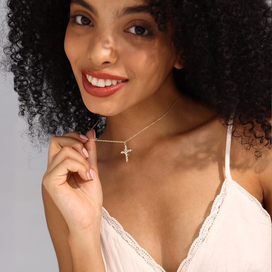 Stillness Cross Necklace