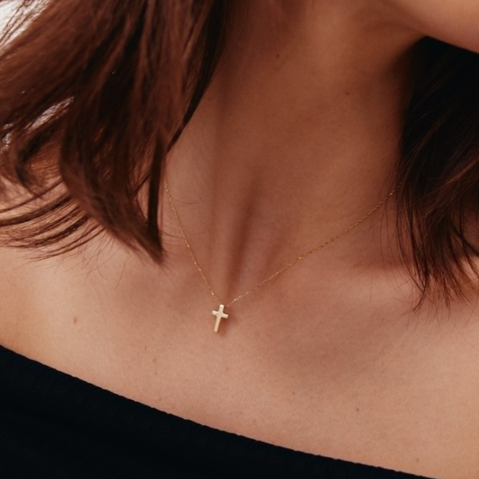 Quiet Faith Cross Necklace