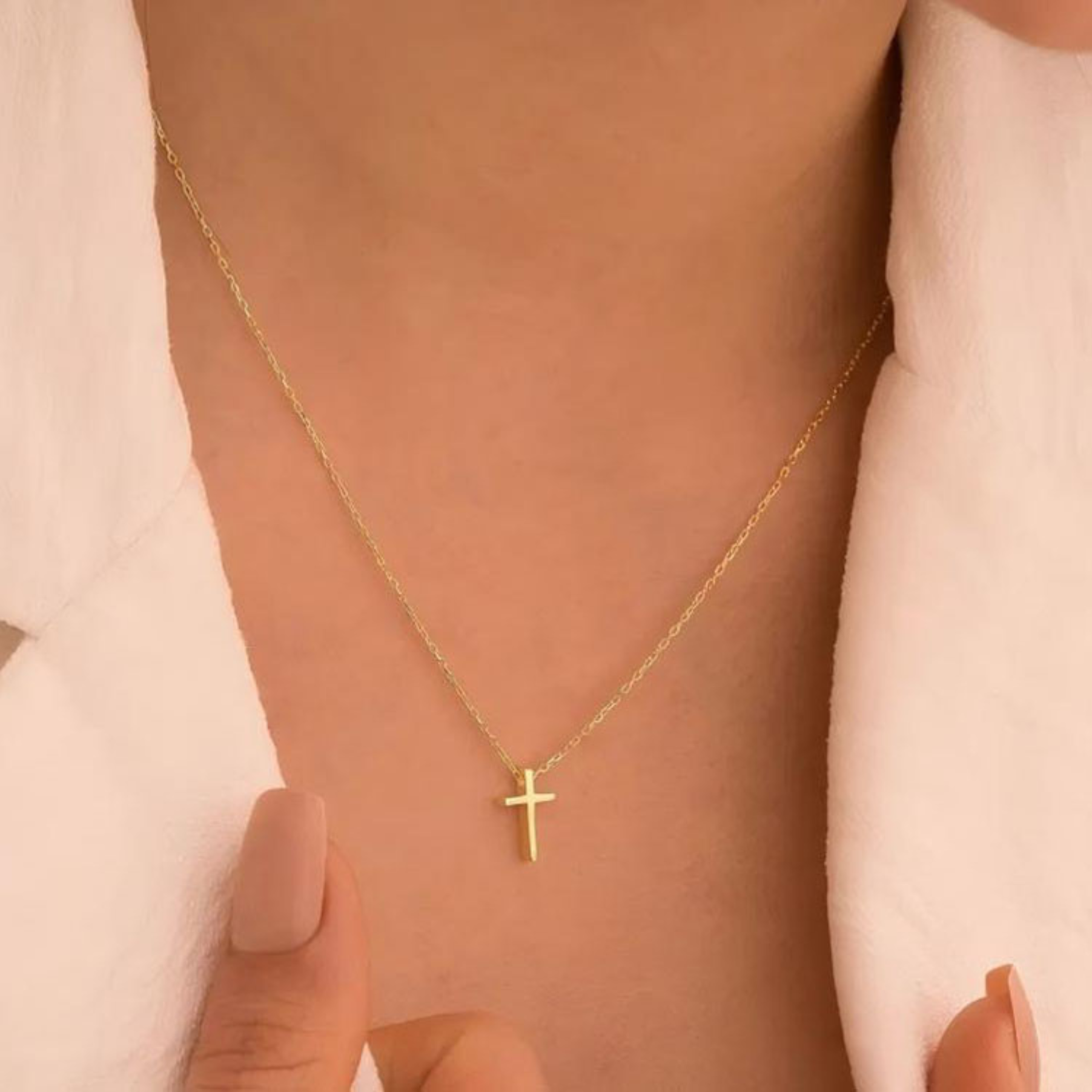 Quiet Faith Cross Necklace