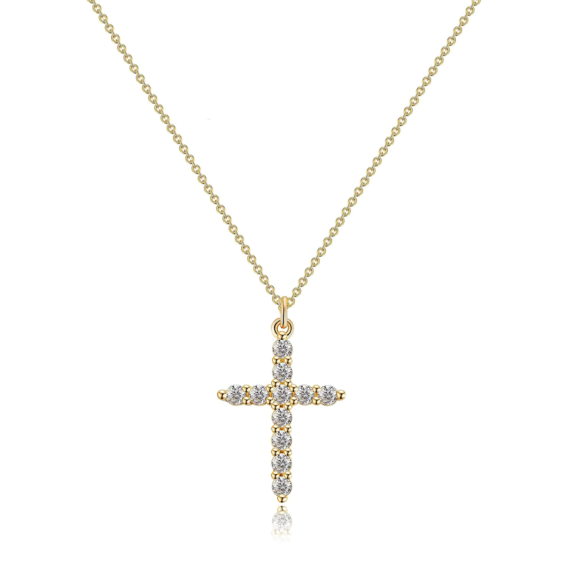 Guided Path Cross Necklace