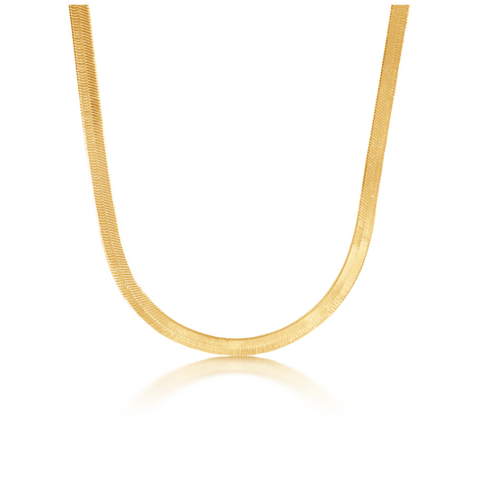 Bold Herringbone Necklace