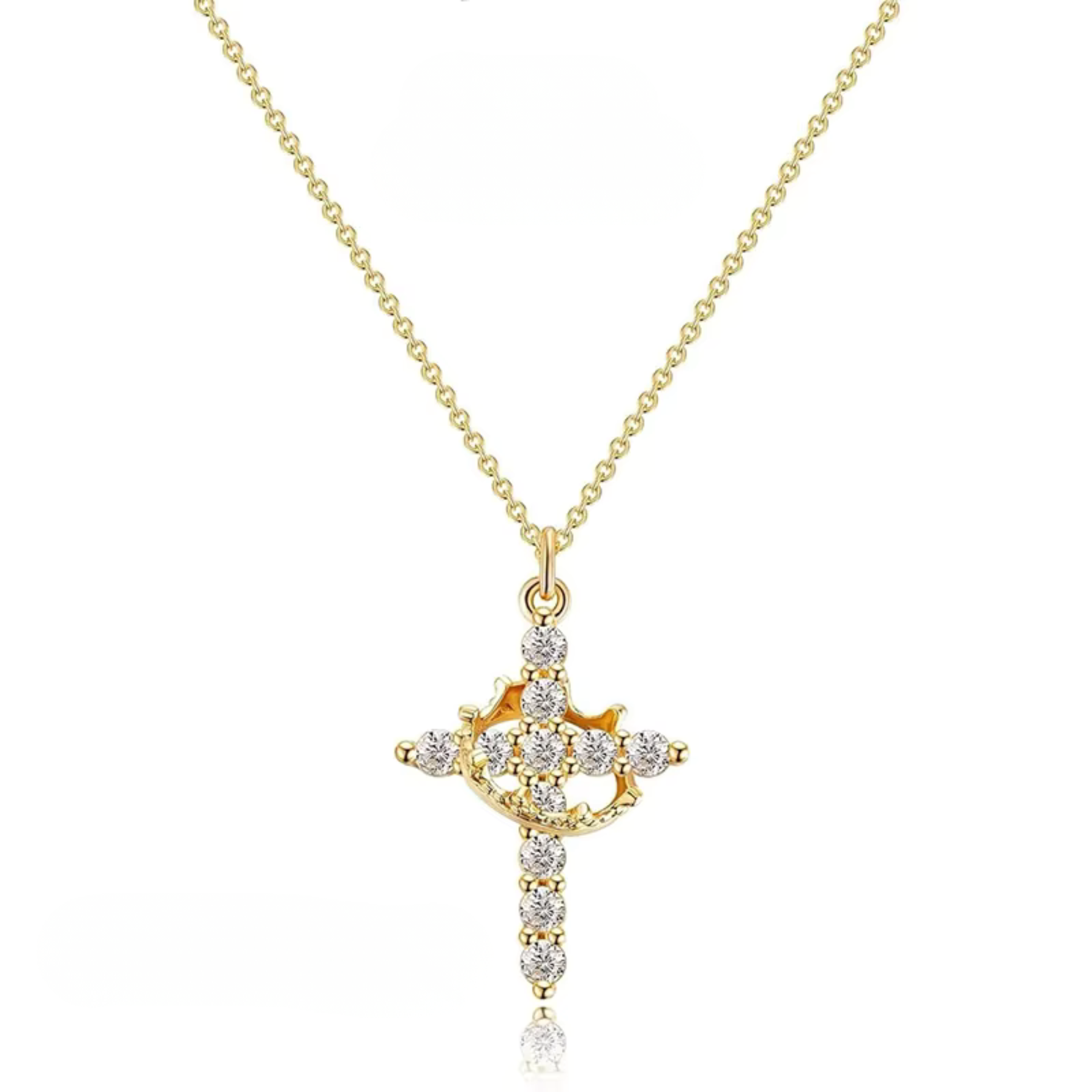 Stillness Cross Necklace