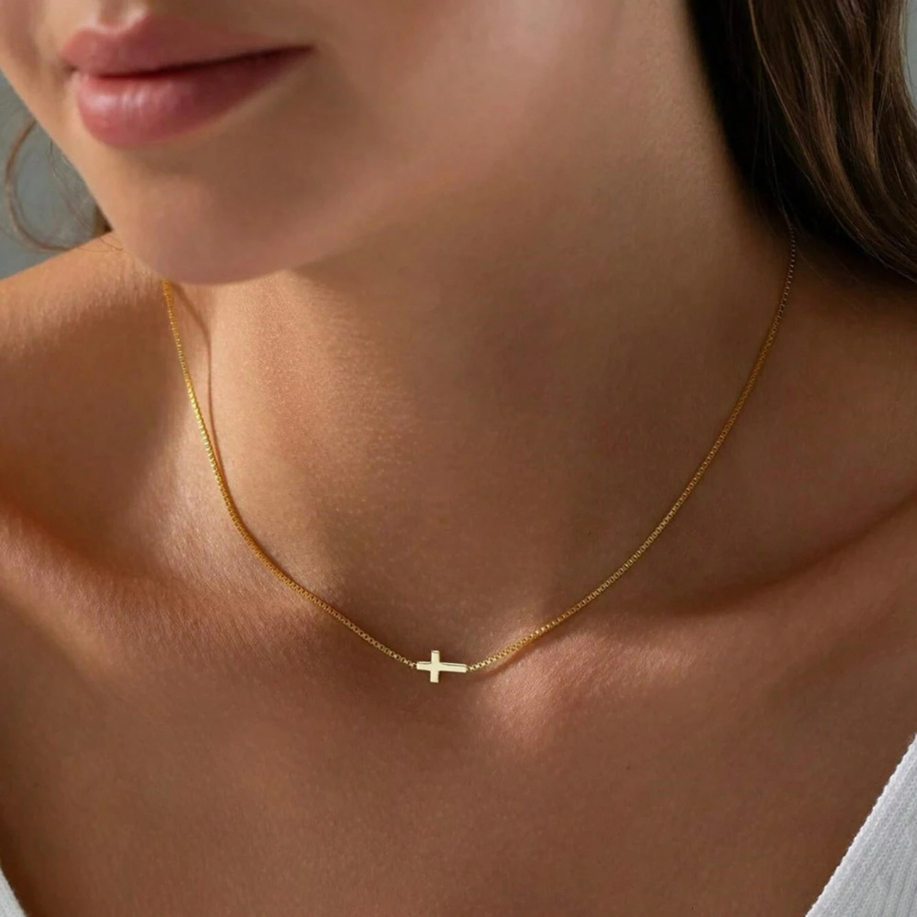 Strength Cross Necklace